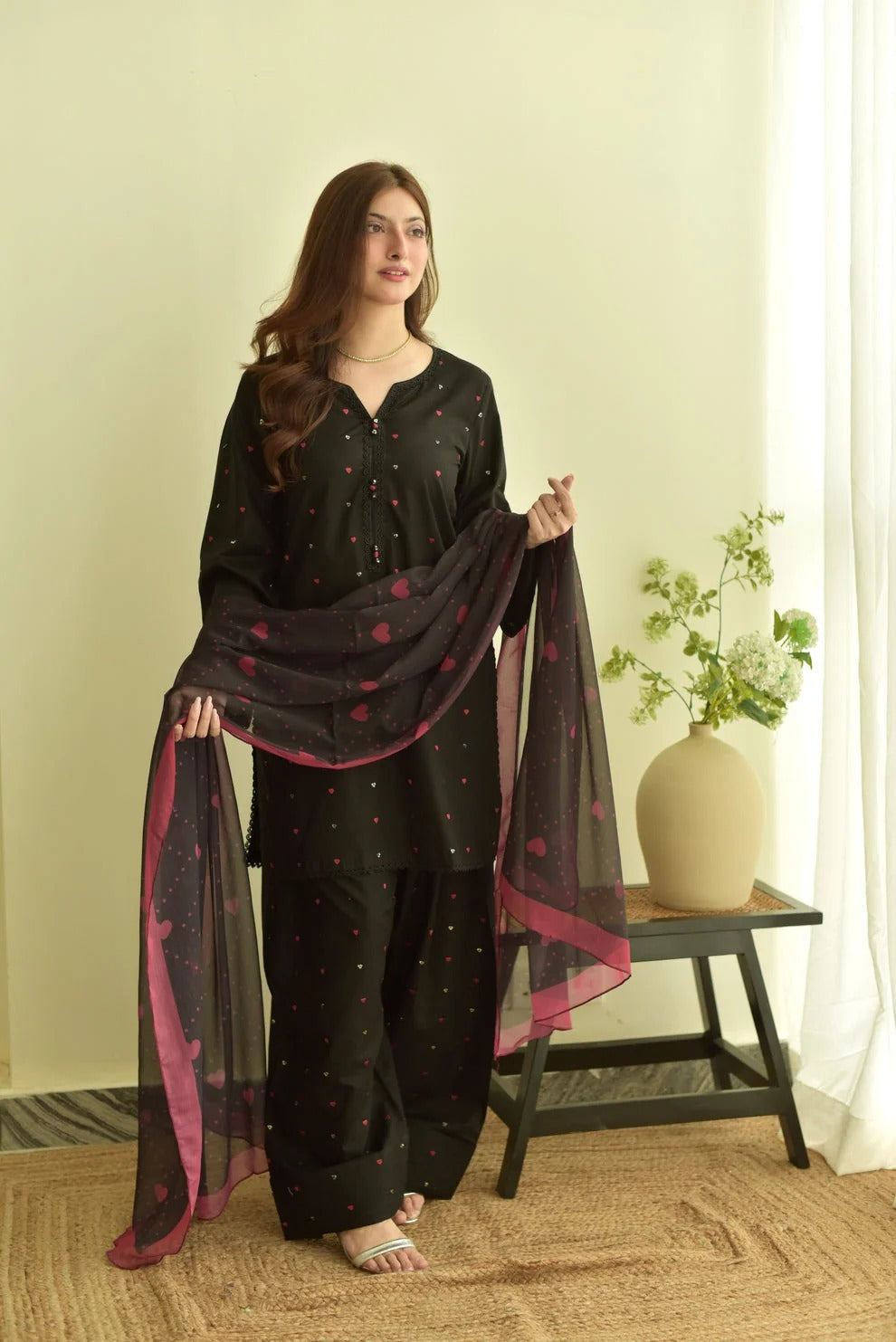 DILARA BLACK 3PC