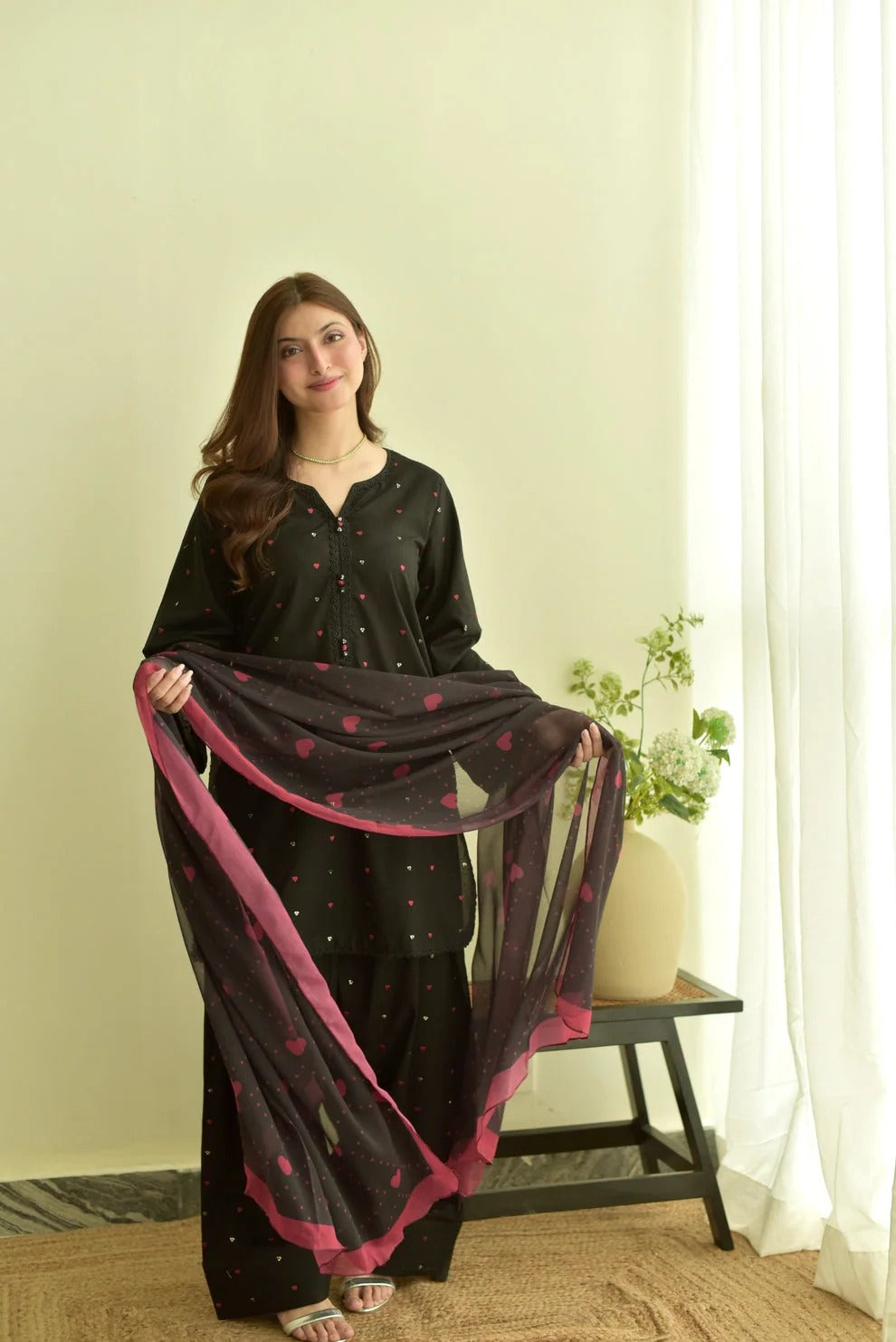 DILARA BLACK 3PC